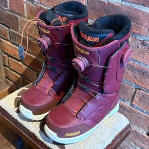 Burgundy Snowboard Boots